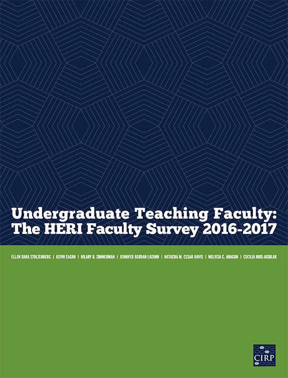 Heri Higher Education Research Institute And Home Of Cooperative - the heri faculty survey 2016 17